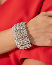 Load image into Gallery viewer, Paparazzi Woven Wardrobe - White Bracelet (September 2024 Life Of The Party)
