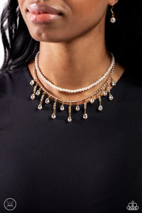 Paparazzi Lessons in Luxury - Gold Necklace (Choker)