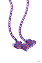 Load image into Gallery viewer, Paparazzi Low-Key Lovestruck - Purple Necklace &amp;  Paparazzi Lovestruck Lineup - Purple Bracelet
