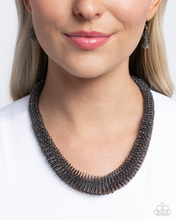 Load image into Gallery viewer, Paparazzi Trenchant Tribute - Black Necklace
