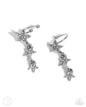 Load image into Gallery viewer, Paparazzi Stellar Surge - White Earrings (Ear Cuff)
