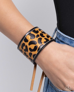 Paparazzi Leopard Leader - Brown Bracelet