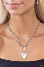 Load image into Gallery viewer, Paparazzi Your Number One Follower - White Necklace
