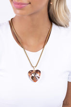 Load image into Gallery viewer, Paparazzi Parting is Such Sweet Sorrow - Gold Necklace

