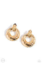 Load image into Gallery viewer, Paparazzi Metro Voyage - Gold Earrings (Clip On)
