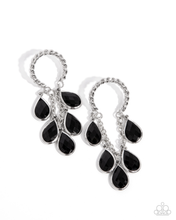 Load image into Gallery viewer, Paparazzi Highest Grade - Black Earrings
