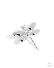 Load image into Gallery viewer, Paparazzi Durable Dragonfly - Silver Ring
