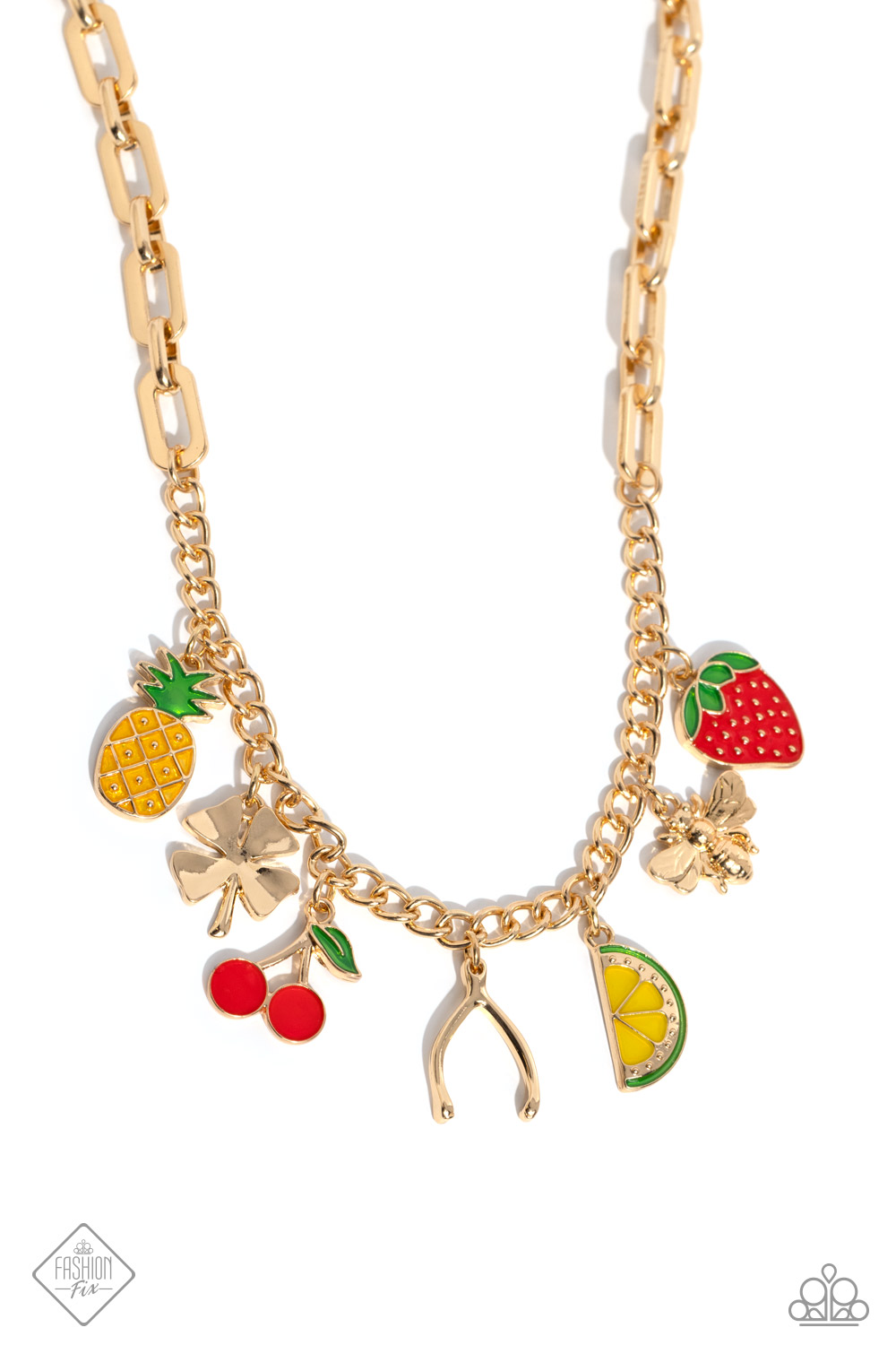 Paparazzi Fruit Festival - Gold Necklace
