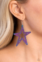 Load image into Gallery viewer, Paparazzi Rockstar Energy - Blue Earrings
