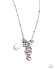 Load image into Gallery viewer, Paparazzi Seahorse Shimmer - Purple Necklace
