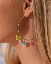 Load image into Gallery viewer, Paparazzi Bemusing Butterflies - Multi Earrings (April 2024 Life Of The Party)
