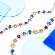 Load image into Gallery viewer, Paparazzi Abstract Admirer - Multi Necklace (Choker) and Paparazzi Actively Abstract - Multi Bracelet Set (October 2023 Life Of The Party)
