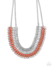 Load image into Gallery viewer, Paparazzi Commanding Connections - Orange Earrings
