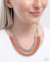 Load image into Gallery viewer, Paparazzi Commanding Connections - Orange Earrings
