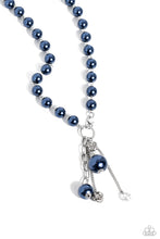 Load image into Gallery viewer, Paparazzi White Collar Welcome - Blue Necklace
