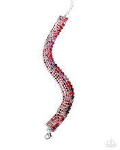 Load image into Gallery viewer, Paparazzi Chic Connection - Red Necklace &amp; Paparazzi Serendipitous Strands - Red Bracelet Set
