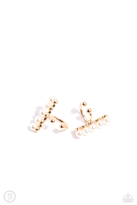 Paparazzi CUFF Love - Gold Earrings (Ear Cuffs)