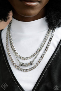 Paparazzi Layered Loyalty - White Necklace (October 2023 Fashion Fix)