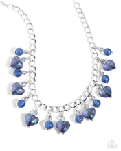 Load image into Gallery viewer, Paparazzi The Best HEART - Blue Necklace
