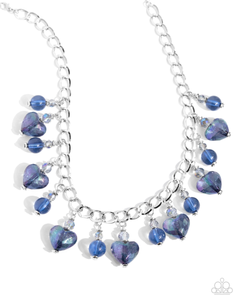 Paparazzi The Best HEART - Blue Necklace