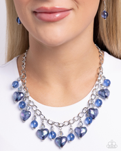 Load image into Gallery viewer, Paparazzi The Best HEART - Blue Necklace
