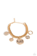 Load image into Gallery viewer, Paparazzi GLITTER and Grace - Gold Bracelet
