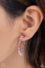 Load image into Gallery viewer, Paparazzi Outstanding Ombré - Orange Earrings (Clip On)

