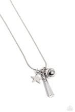 Load image into Gallery viewer, Paparazzi Hey Batter Batter! - Silver Necklace

