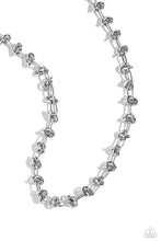 Load image into Gallery viewer, Paparazzi Knotted Kickoff - Silver Necklace
