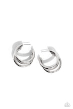 Load image into Gallery viewer, Paparazzi HOOP of the Day - Silver Earrings
