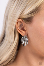 Load image into Gallery viewer, Paparazzi HOOP of the Day - Silver Earrings
