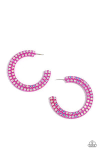 Paparazzi Flawless Fashion - Pink Earrings