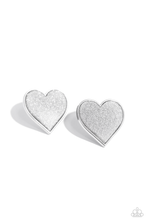 Load image into Gallery viewer, Paparazzi Glitter Gamble - Silver Earrings

