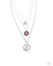 Load image into Gallery viewer, Paparazzi Anchor Arrangement - Red Necklace
