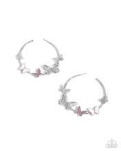Load image into Gallery viewer, Paparazzi Aerial Allegiance - Pink Earrings

