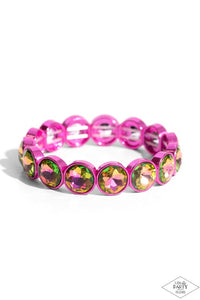Paparazzi Radiant On Repeat - Pink Bracelet (Pink Diamond Exclusive)