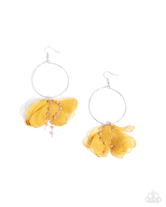 Paparazzi Perennial Perspective - Yellow Earrings