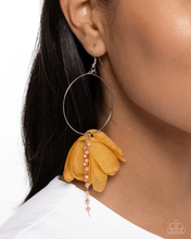 Load image into Gallery viewer, Paparazzi Perennial Perspective - Yellow Earrings
