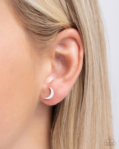 Paparazzi Stainless Space - Silver Earrings