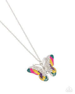 Paparazzi Papillon Pizzazz - Yellow Necklace