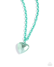 Load image into Gallery viewer, Paparazzi Loving Luxury - Green Necklace
