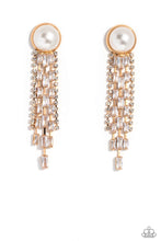 Load image into Gallery viewer, Paparazzi Genuinely Gatsby - Gold Earrings
