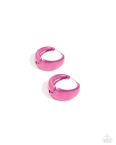 Paparazzi Colorful Curiosity - Pink Earrings