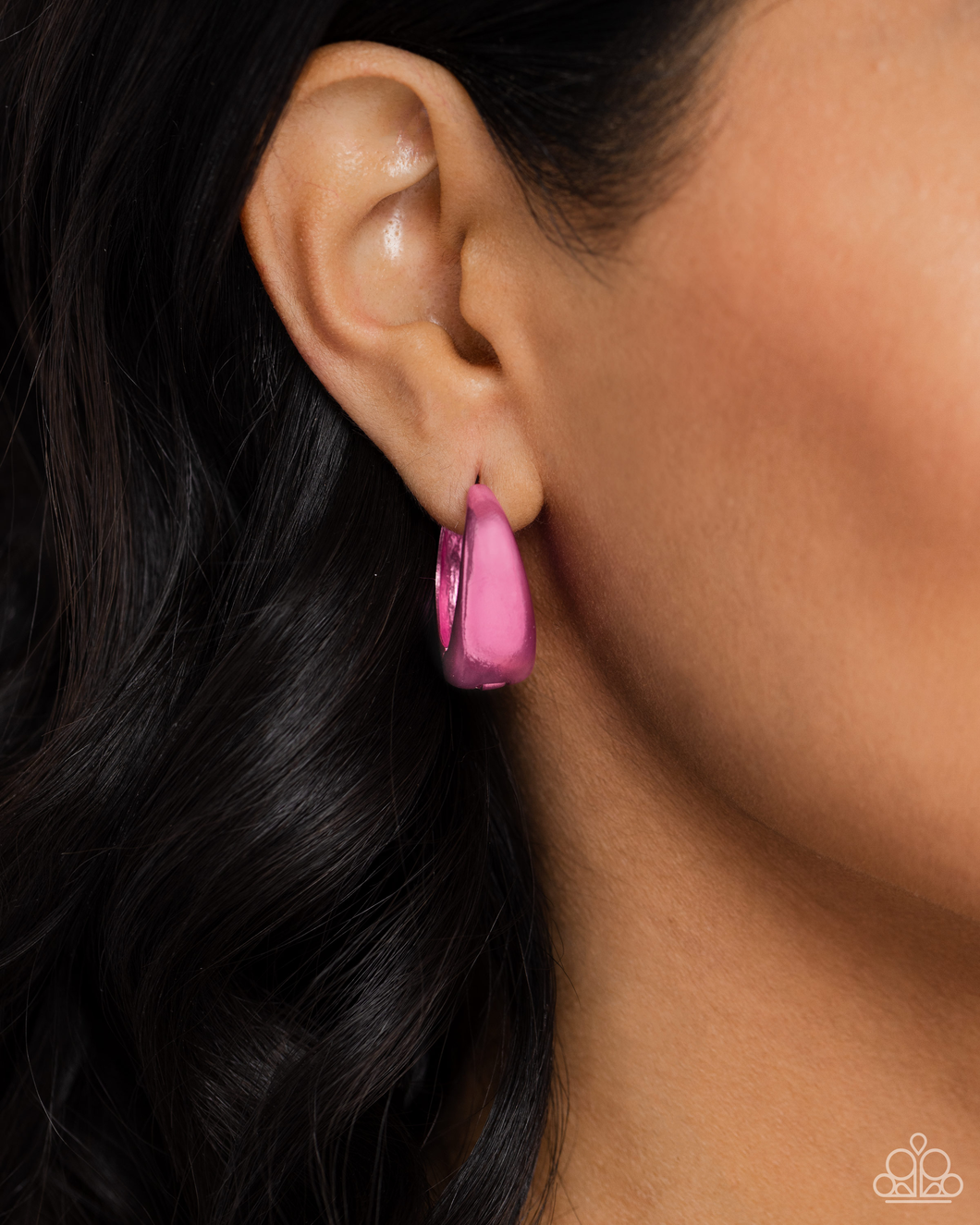 Paparazzi Colorful Curiosity - Pink Earrings