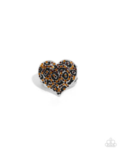 Paparazzi Cheetah Cameo - Brown Ring