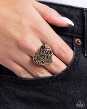 Load image into Gallery viewer, Paparazzi Cheetah Cameo - Brown Ring
