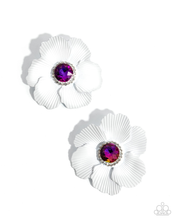 Load image into Gallery viewer, Paparazzi Organic Growth - White Earrings
