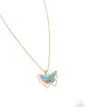 Load image into Gallery viewer, Paparazzi Papillon Persuasion - Gold Necklace
