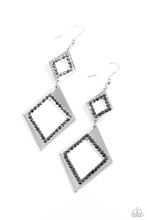 Load image into Gallery viewer, Paparazzi Deco Decoupage - Silver Earrings
