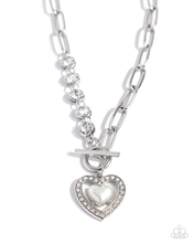 Load image into Gallery viewer, Paparazzi Soft-Hearted Style - White Necklace
